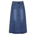 Wear Frayed Long Skirts Women's Long Skirts Denim Skirts - Heritage cosmetics and beauty care