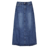 Wear Frayed Long Skirts Women's Long Skirts Denim Skirts - Heritage cosmetics and beauty care