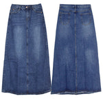 Wear Frayed Long Skirts Women's Long Skirts Denim Skirts - Heritage cosmetics and beauty care