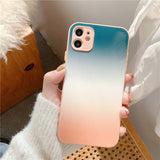 Compatible with Apple, Gradient Glass Is Suitable For Apple 12 Glass Mobile Phone Case IPhone11 Glass,12Pro Protective Cover 8Plus,XR Heritage cosmetics and beauty care