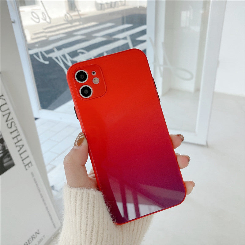 Compatible with Apple, Gradient Glass Is Suitable For Apple 12 Glass Mobile Phone Case IPhone11 Glass,12Pro Protective Cover 8Plus,XR Heritage cosmetics and beauty care