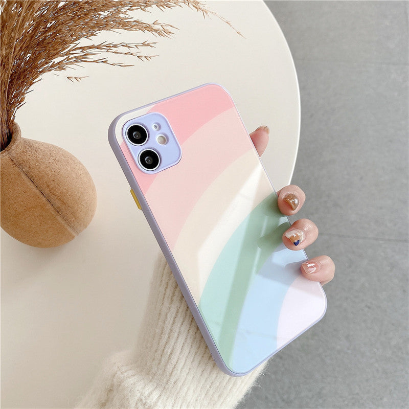 Compatible with Apple, Gradient Glass Is Suitable For Apple 12 Glass Mobile Phone Case IPhone11 Glass,12Pro Protective Cover 8Plus,XR Heritage cosmetics and beauty care