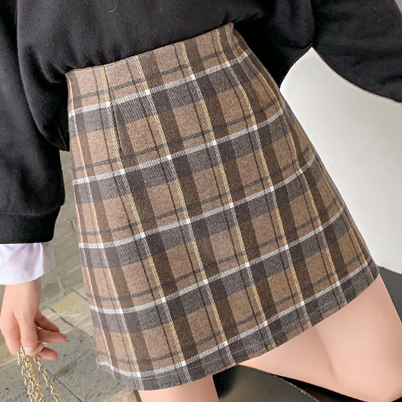 Women s Mini Woolen Short Skirt - Heritage cosmetics and beauty care