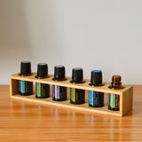 Bamboo Essential Oil Storage Rack For Essential Oil Bottles 15ml - Heritage cosmetics and beauty care