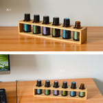 Bamboo Essential Oil Storage Rack For Essential Oil Bottles 15ml - Heritage cosmetics and beauty care