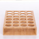 Bamboo Essential Oil Storage Rack For Essential Oil Bottles 15ml - Heritage cosmetics and beauty care