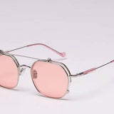 Retro Polarized Flip Sunglasses - Heritage cosmetics and beauty care