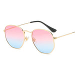 Harajuku Personality Irregular Sunglasses Fashion Metal Glasses Men'S Literary Style Sunglasses - Heritage cosmetics and beauty care