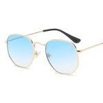 Harajuku Personality Irregular Sunglasses Fashion Metal Glasses Men'S Literary Style Sunglasses - Heritage cosmetics and beauty care