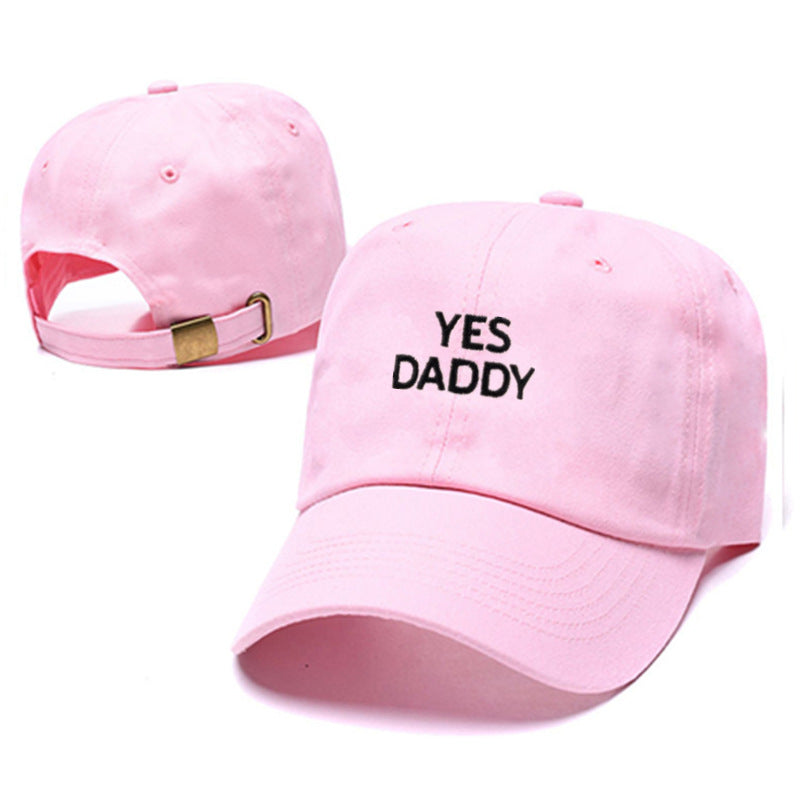 Mens And Womens Hip-Hop Hats Outdoor Caps Yes Daddy Embroidery Caps - Heritage cosmetics and beauty care