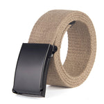 Trendy Fashion New Men'S And Women'S Trousers Solid Color Canvas Belt Men'S Belt - Heritage cosmetics and beauty care