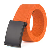 Trendy Fashion New Men'S And Women'S Trousers Solid Color Canvas Belt Men'S Belt - Heritage cosmetics and beauty care