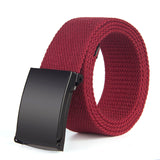 Trendy Fashion New Men'S And Women'S Trousers Solid Color Canvas Belt Men'S Belt - Heritage cosmetics and beauty care