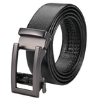 Belt Men's Pure Cowhide Automatic Buckle Young Men's Belt - Heritage cosmetics and beauty care