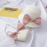 Children's Hats Female Summer Sunscreen Princess Beach Hat Sun Hat Girls Straw Hat Sun Hat Basin Hat Baby Fisherman Hat - Heritage cosmetics and beauty care