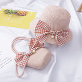 Children's Hats Female Summer Sunscreen Princess Beach Hat Sun Hat Girls Straw Hat Sun Hat Basin Hat Baby Fisherman Hat - Heritage cosmetics and beauty care