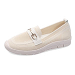 Thick-soled Woven Pregnant Women One-step Comfortable Work Loafers - Heritage cosmetics and beauty care