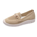 Thick-soled Woven Pregnant Women One-step Comfortable Work Loafers - Heritage cosmetics and beauty care