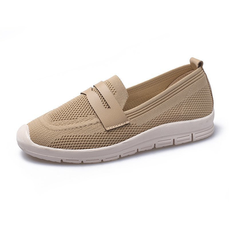 Thick-soled Woven Pregnant Women One-step Comfortable Work Loafers - Heritage cosmetics and beauty care