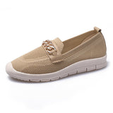 Thick-soled Woven Pregnant Women One-step Comfortable Work Loafers - Heritage cosmetics and beauty care