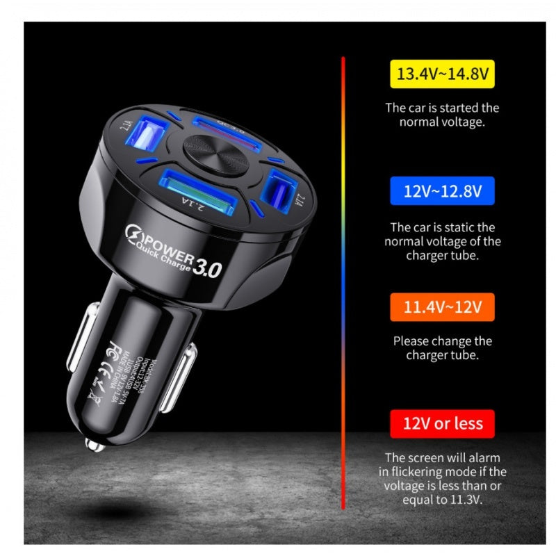 Fast Charge Car Charger One For Four Car Mobile Phone Charger Car Charger Heritage cosmetics and beauty care