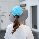 Unisex Summer Foldable Sun Fisherman Hat Men Women Wide Brim Casual Outdoor Travel Beach Sunscreen UV Protection  Sun Hats - Heritage cosmetics and beauty care