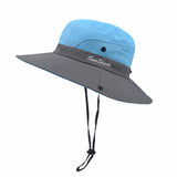 Unisex Summer Foldable Sun Fisherman Hat Men Women Wide Brim Casual Outdoor Travel Beach Sunscreen UV Protection  Sun Hats - Heritage cosmetics and beauty care