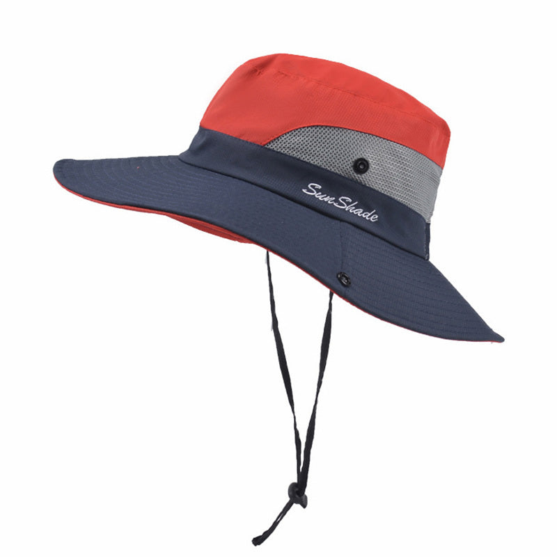 Unisex Summer Foldable Sun Fisherman Hat Men Women Wide Brim Casual Outdoor Travel Beach Sunscreen UV Protection  Sun Hats - Heritage cosmetics and beauty care