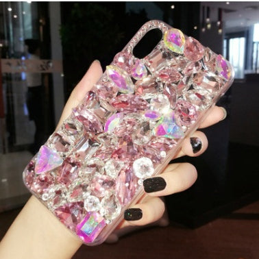 Compatible with Apple, Luxury Crystal Gem Rhinestone Cases For iphone 11 12 Pro X XS MAX XR Soft Edge Clear Phone Cover For iphone 5S 6S 7 8 PLUS Capa Heritage cosmetics and beauty care