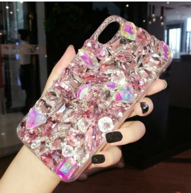 Compatible with Apple, Luxury Crystal Gem Rhinestone Cases For iphone 11 12 Pro X XS MAX XR Soft Edge Clear Phone Cover For iphone 5S 6S 7 8 PLUS Capa Heritage cosmetics and beauty care