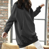 Women Casual Solid Sweatshirts Plus Size Tops Autumn - Heritage cosmetics and beauty care