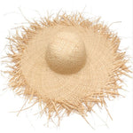 NEW Handmade Women Straw Sun Hats Large Wide Brim Gilrs High Quality Natural Raffia Panama Beach Straw Sun Caps For Holiday - Heritage cosmetics and beauty care