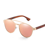 Polarized Sunglasses Fashion Colorful Polarized Lens Wooden Glasses Wooden Leg Sunglasses Men's and Women's Sunglasses - Heritage cosmetics and beauty care