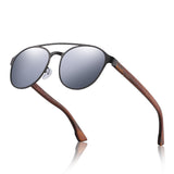 Polarized Sunglasses Fashion Colorful Polarized Lens Wooden Glasses Wooden Leg Sunglasses Men's and Women's Sunglasses - Heritage cosmetics and beauty care