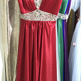 Women Sleeveless Sexy A-Line Elegant Wedding Party Formal Gowns Long Evening Dress - Heritage cosmetics and beauty care