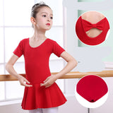 Children's Dance Clothes, Girls' Practice Clothes, Girls Short-sleeved Tutu - Heritage cosmetics and beauty care