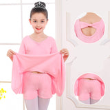 Children's Dance Clothes, Girls' Practice Clothes, Girls Short-sleeved Tutu - Heritage cosmetics and beauty care