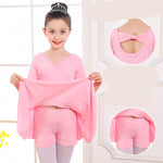 Children's Dance Clothes, Girls' Practice Clothes, Girls Short-sleeved Tutu - Heritage cosmetics and beauty care