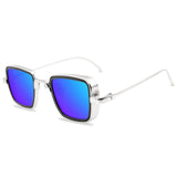 New Indian Sunglasses Men'S Retro Thick-Edge Metal Frame Trendy Sunglasses - Heritage cosmetics and beauty care