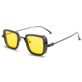 New Indian Sunglasses Men'S Retro Thick-Edge Metal Frame Trendy Sunglasses - Heritage cosmetics and beauty care