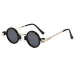 Steampunk Style Small Frame Sunglasses Personalized Hip-hop Round Sunglasses - Heritage cosmetics and beauty care