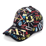 New WHAT Graffiti Baseball Cap Hip Hop Tide Hat Summer Travel Shade Caps Men Women Outdoor Sports Casual Hats Snapback Hats Gorr - Heritage cosmetics and beauty care