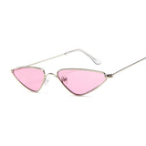 New European And American Sunglasses Trend Cat Eye Sunglasses Small Frame Triangle Glasses Ocean Piece Sunglasses - Heritage cosmetics and beauty care