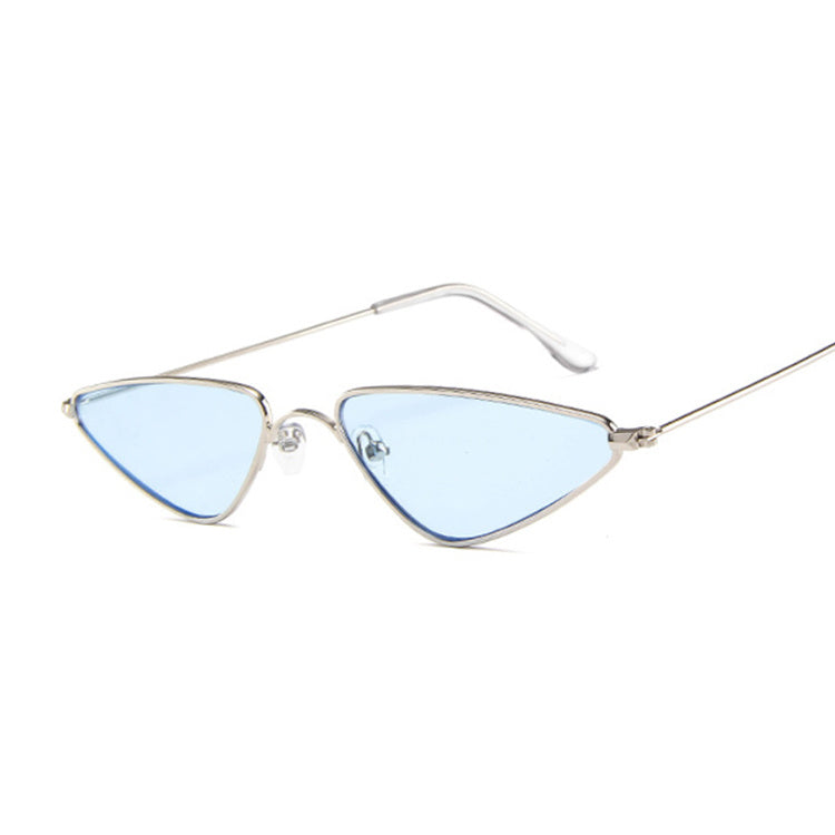 New European And American Sunglasses Trend Cat Eye Sunglasses Small Frame Triangle Glasses Ocean Piece Sunglasses - Heritage cosmetics and beauty care