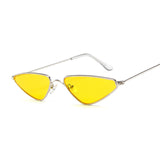 New European And American Sunglasses Trend Cat Eye Sunglasses Small Frame Triangle Glasses Ocean Piece Sunglasses - Heritage cosmetics and beauty care