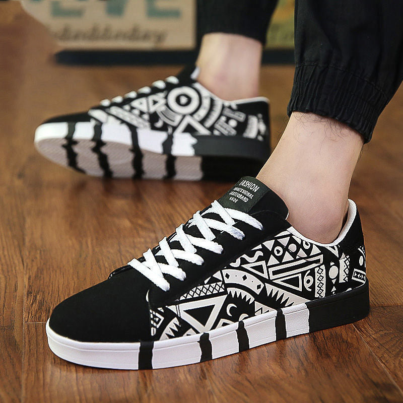 Trendy Man Old Beijing Cloth Shoes Men'S Single Shoes Spring Non-Slip Fashion All-Match