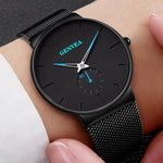 Fashion Casual Geneva Mens Watch Quartz Stainless Steel Brand Wristwatch Analog Watches Wrist - Heritage cosmetics and beauty care