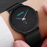 Fashion Casual Geneva Mens Watch Quartz Stainless Steel Brand Wristwatch Analog Watches Wrist - Heritage cosmetics and beauty care