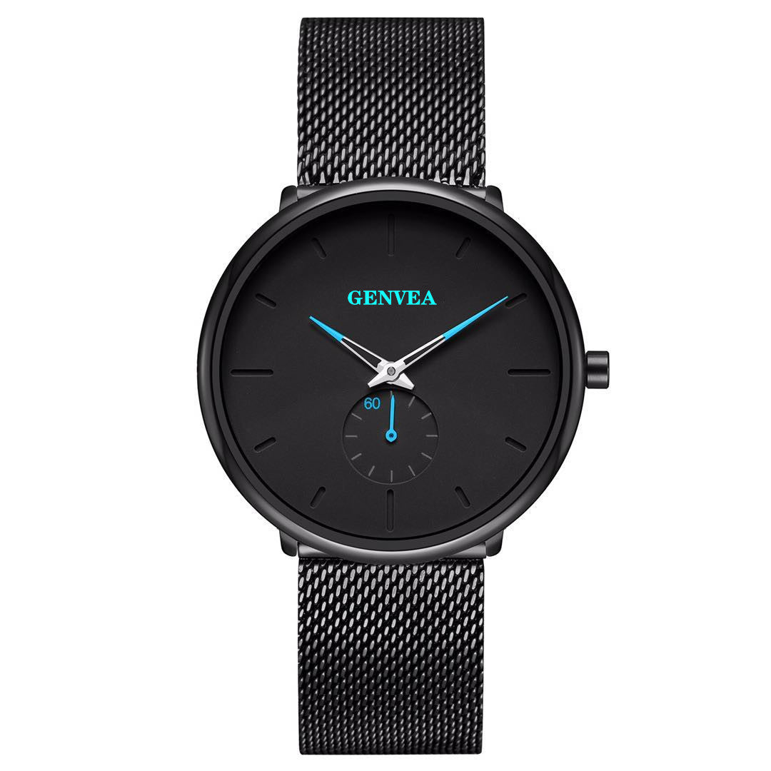 Fashion Casual Geneva Mens Watch Quartz Stainless Steel Brand Wristwatch Analog Watches Wrist - Heritage cosmetics and beauty care