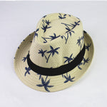 Summer Children Straw Hat Print Baby Hats Kids - Heritage cosmetics and beauty care